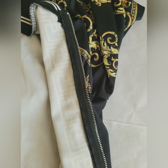Versace style jacket/bomber lightweight size M/L - Picture 11 of 12